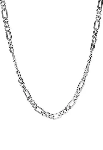 Fossil Collana con Ciondolo da Uomo, Acciaio Inossidabile