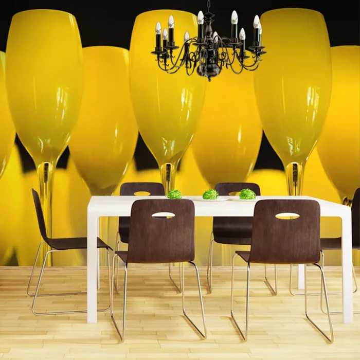 Fotomurale – Bicchieri Da Vino Carta Da Parato Erroi