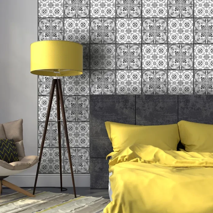 Fotomurale – Black Ornament Carta Da Parato Erroi