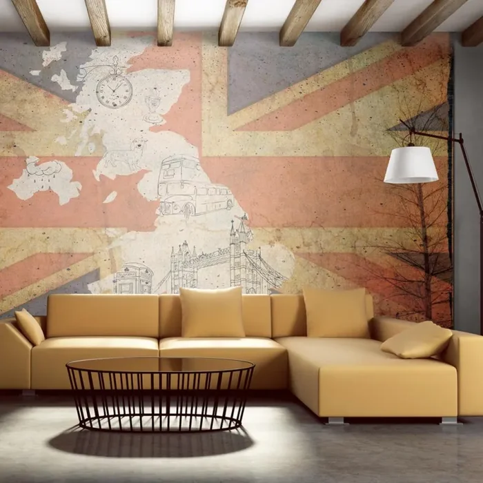 Fotomurale – Cartolina Dalla Gran Bretagna Carta Da Parato Erroi - immagine 3