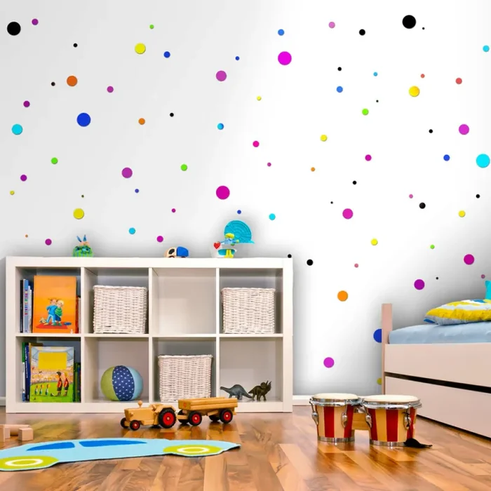 Fotomurale – Colored Dots Carta Da Parato Erroi