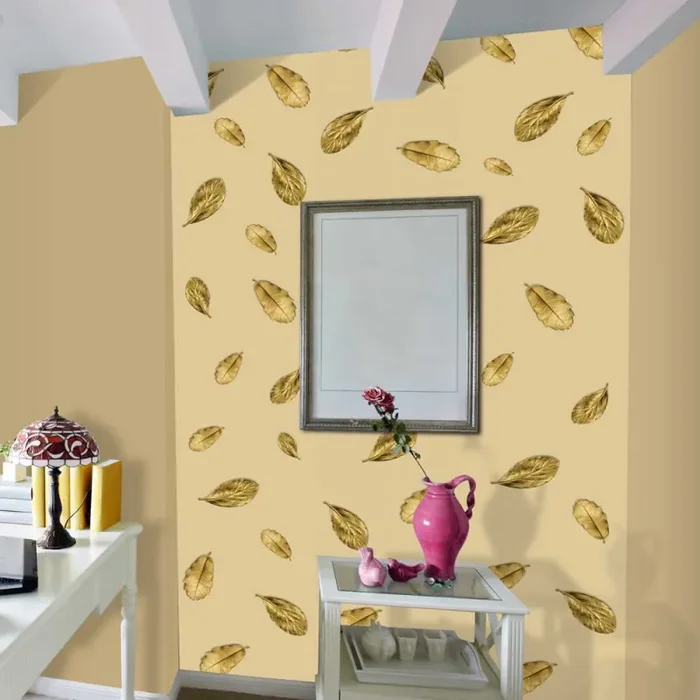 Fotomurale – Foglia D’Oro Carta Da Parato Erroi