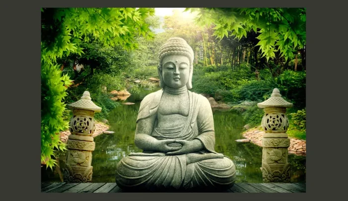 Fotomurale – Giardino Di Buddha Carta Da Parato Erroi In saldo - immagine 2
