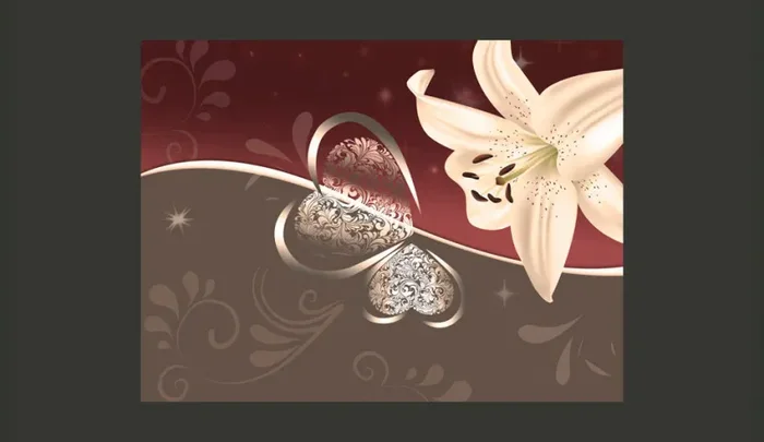 Fotomurale – Giglio Color Crema Carta Da Parato Erroi - immagine 2