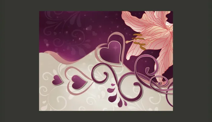 Fotomurale – Giglio In Viola Carta Da Parato Erroi - immagine 2