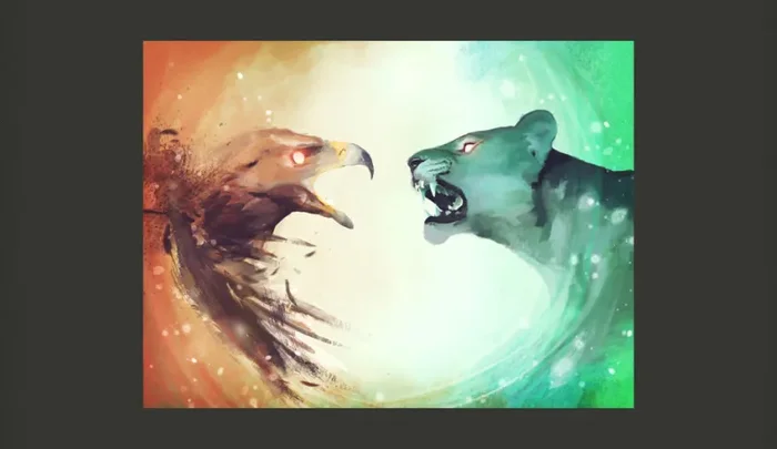 Fotomurale – Interspecies Clash Carta Da Parato Erroi - immagine 2