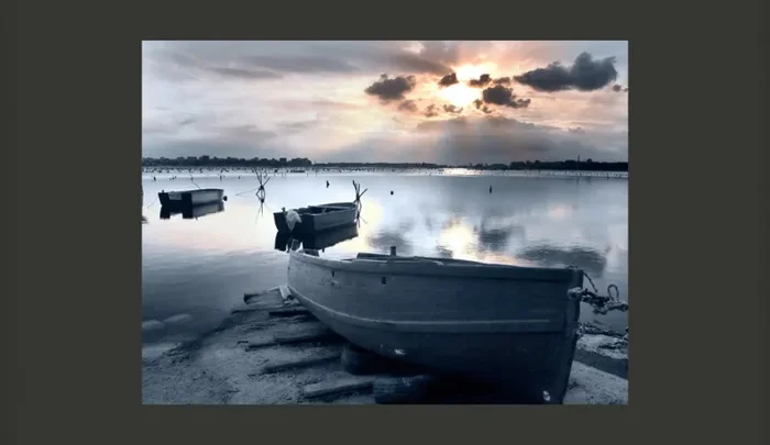 Fotomurale – Little Port Boats Carta Da Parato Erroi - immagine 2