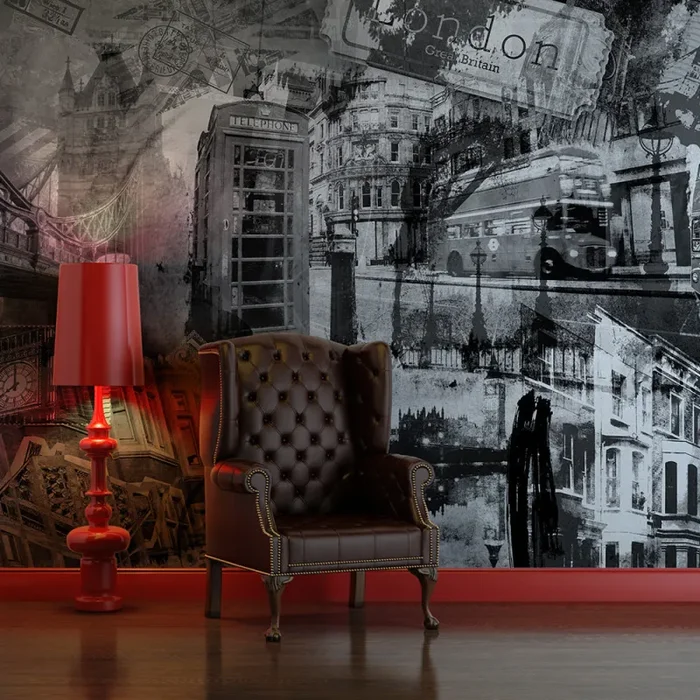 Fotomurale – Londra, Londra Bianco E Nero Carta Da Parato Erroi Fornitura