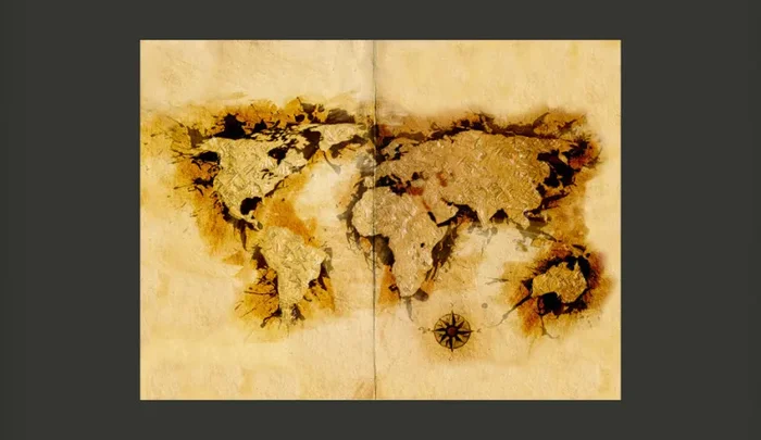 Fotomurale – Mappa Dei Cercatori D’Oro Carta Da Parato Erroi Vendita calda online - immagine 2