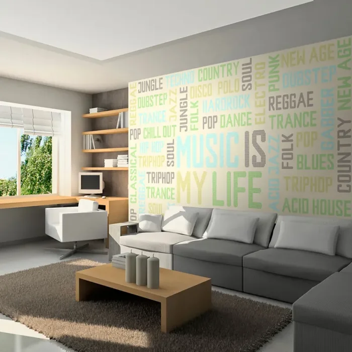 Fotomurale – Mix Di Stili Musicali Carta Da Parato Erroi