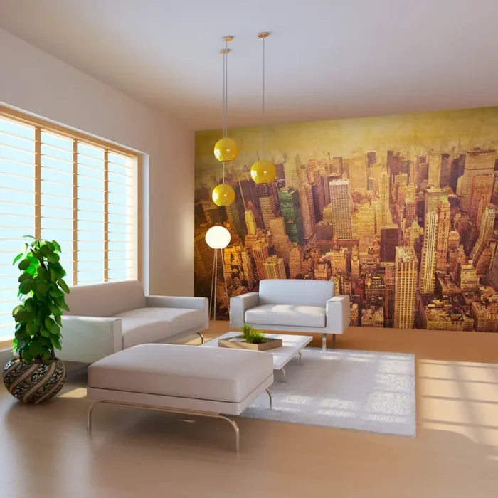 Fotomurale – New York City In Seppia Carta Da Parato Erroi