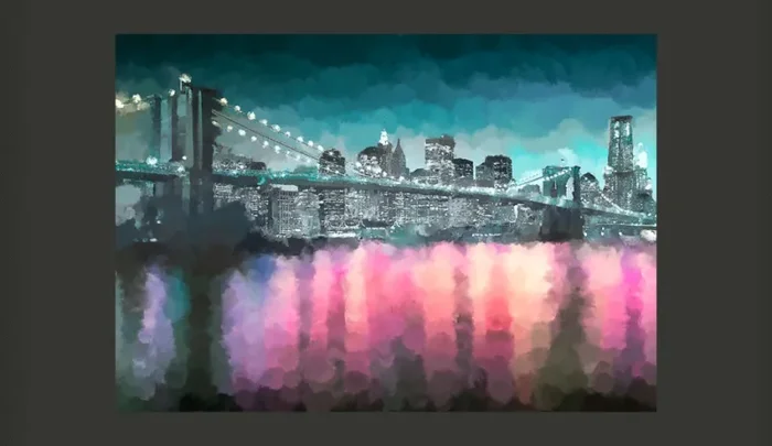 Fotomurale – New York Dipinta Carta Da Parato Erroi - immagine 2