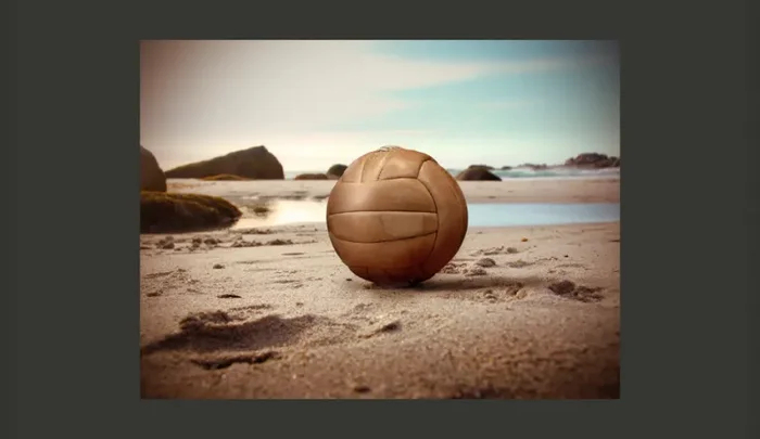 Fotomurale – Pallone Sulla Spiaggia Carta Da Parato Erroi Online - immagine 2