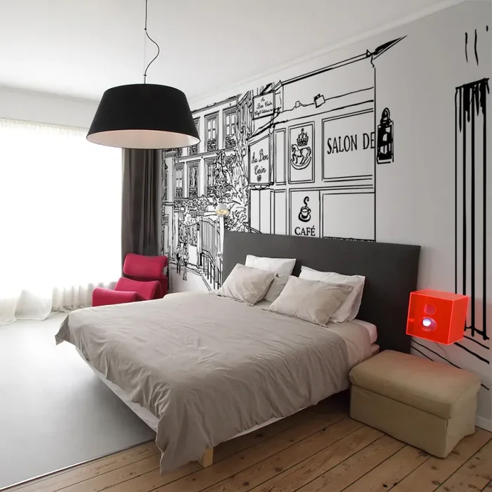 Fotomurale – Passeggiata Per Le Vie Di Parigi Carta Da Parato Erroi