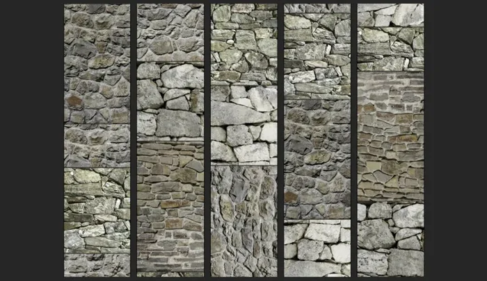 Fotomurale – Pietre Grigie Carta Da Parato Erroi - immagine 2
