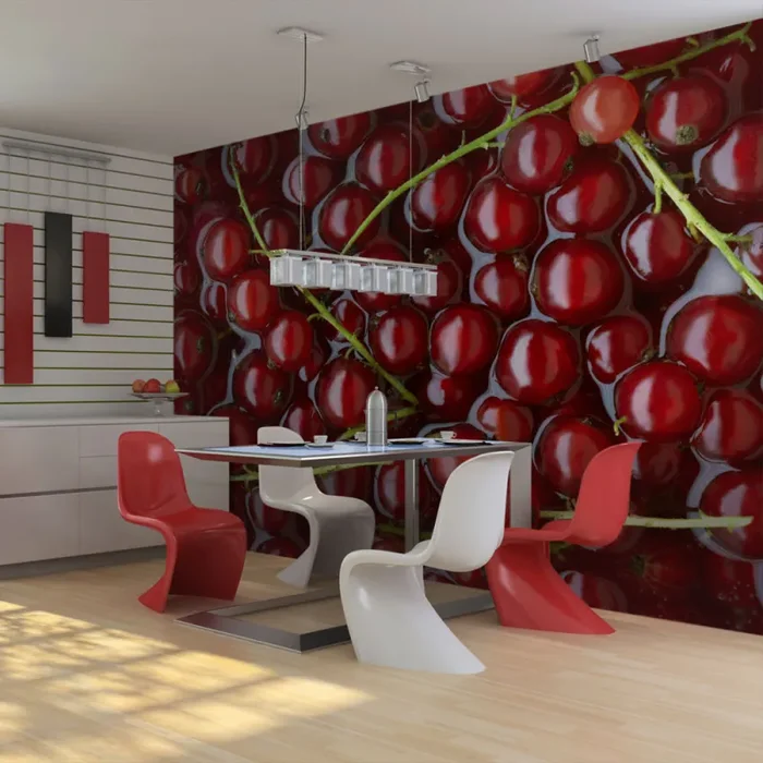 Fotomurale – Ribes Bagnati Da Uno Specchio D’Acqua Carta Da Parato Erroi