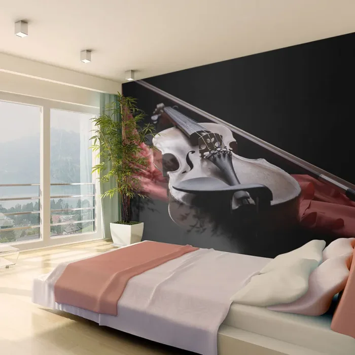 Fotomurale – Sad Violin Melody Carta Da Parato Erroi Fornitura