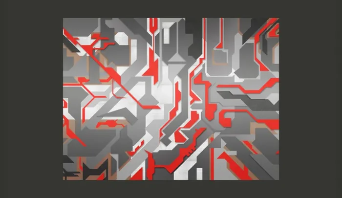 Fotomurale – Sentieri Geometrici Astratti Carta Da Parato Erroi - immagine 2