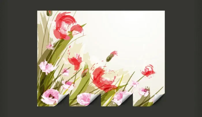 Fotomurale – Sfondo Con Fiori Carta Da Parato Erroi Online - immagine 2