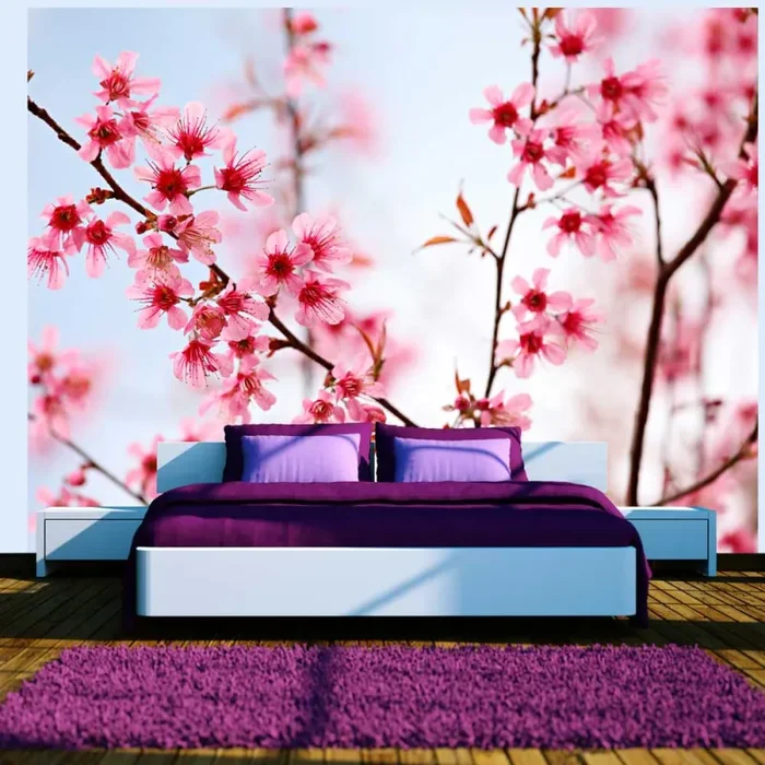 Fotomurale – Simboli Del Giappone Fiori Di Sakura Carta Da Parato Erroi - immagine 3