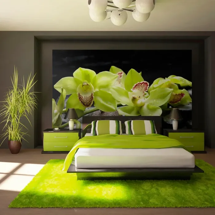 Fotomurale – Still Life With Pebble And Orchid Carta Da Parato Erroi Vendita calda