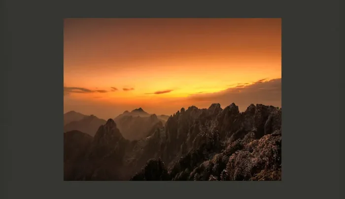 Fotomurale – Tramonto In Montagna Carta Da Parato Erroi - immagine 2