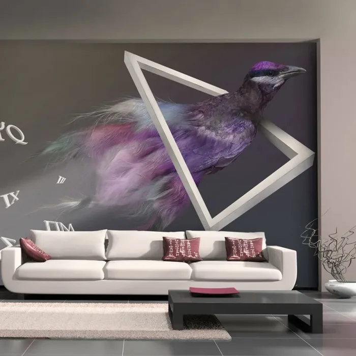 Fotomurale – Uccello Astratto Carta Da Parato Erroi