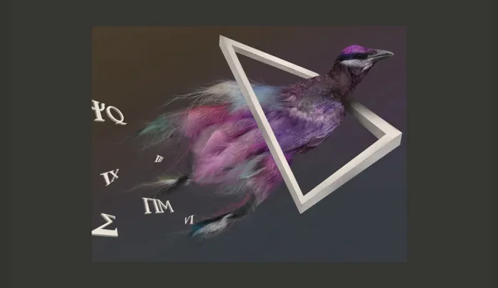 Fotomurale – Uccello Astratto Carta Da Parato Erroi - immagine 2