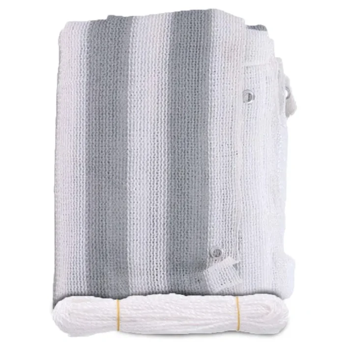 Frangivista Copertura Tenda Balcone 0,75×6 M a Righe Bianche e Grigie Coprente In saldo - immagine 3