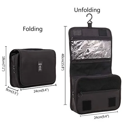 Freelynn Beauty Case da Viaggio Appendibile Borsa Toilette Donna Stell Blu - immagine 3