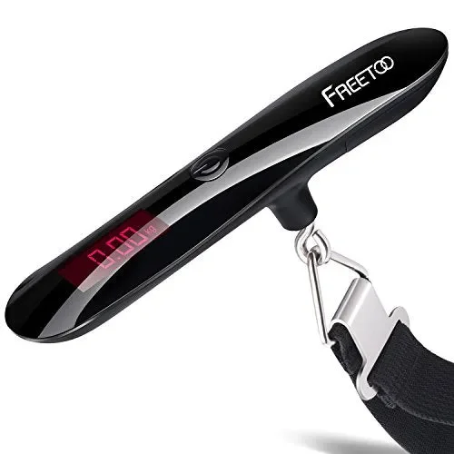 FREETOO Bilancia Digitale pesa Bagagli Valigie con Nero Versione Migliorata