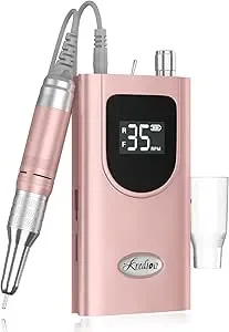 Fresa per Unghie Professionale, Portatile e Ricaricabile Oro Rosa