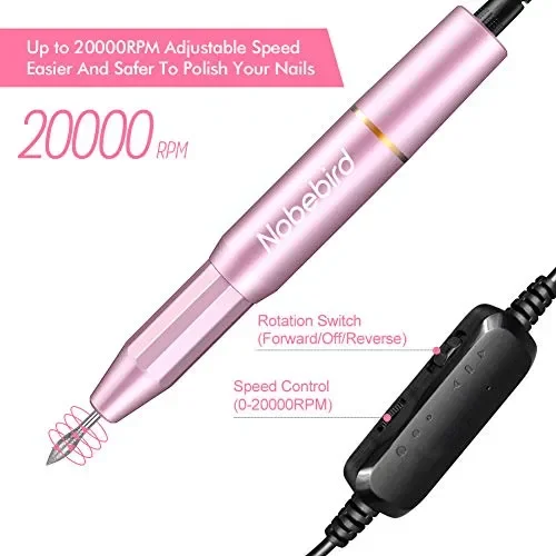 Fresa Unghie Elettrica, Trapano Elettrico per Kit Nail Drill Art… Vendita calda - immagine 3