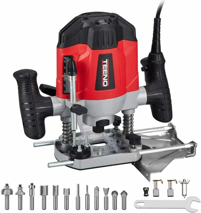 Fresatrice per giunzioni rifilatore elettrico a mano per legno laminati 220V