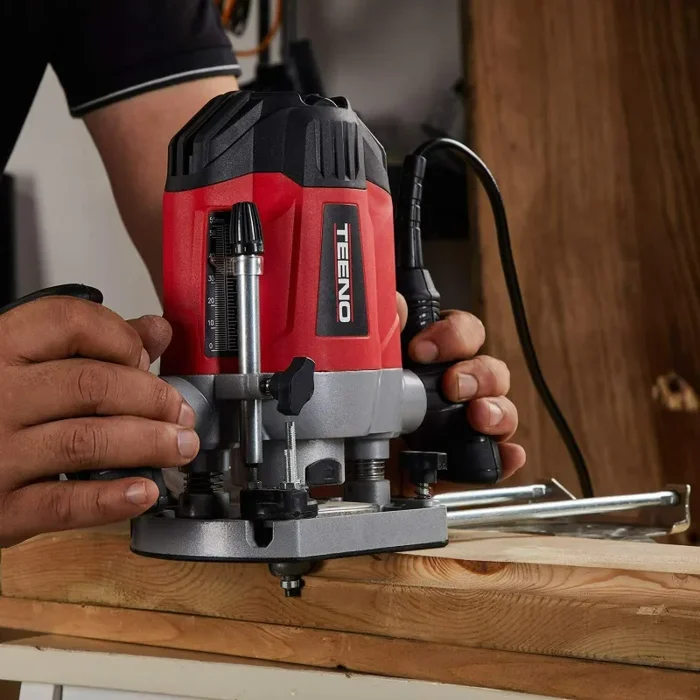 Fresatrice per giunzioni rifilatore elettrico a mano per legno laminati 220V - immagine 3