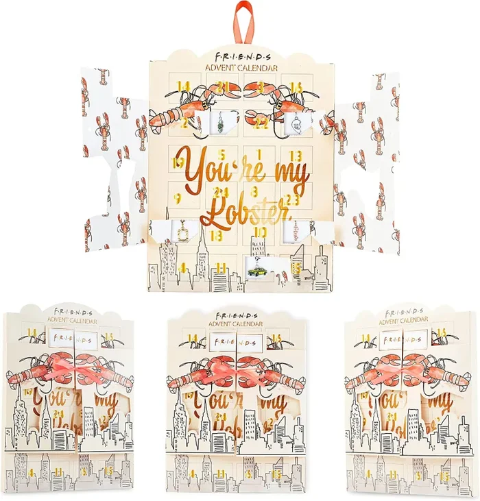 Friends Calendario dell’Avvento Gioielli 2022 Bambina Ragazza – Advent Calendar 24 Sorprese e Charms