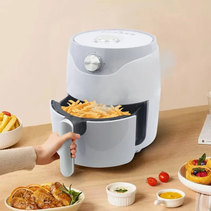 Friggitrice ad Aria 1350W Capacità 5,5L Grigio - immagine 3