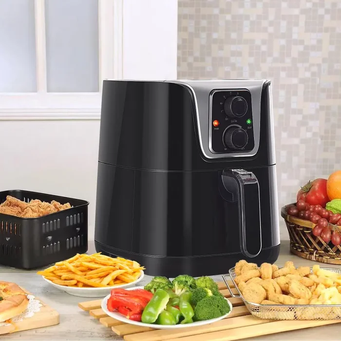 Friggitrice ad Aria Calda Capacità 4L 1300W 36 x 28 x 31,5 cm - immagine 2