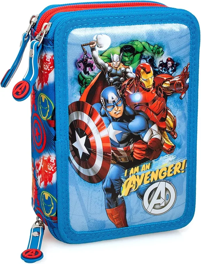 Frozen Astuccio Triplo Riempito, 44 Accessori Scuola, 3 Zip, 20 Centimetri Vendita calda online