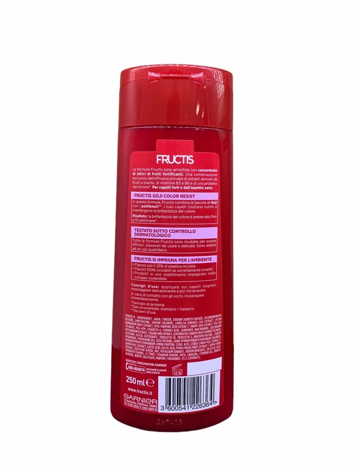 Fructis shampoo color resist con bacche di goji capelli colorati 250 ml Vendita online - immagine 2