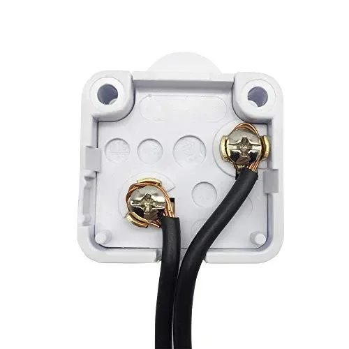 FUJIE 2 Pezzi Interruttore per Porte Switch Push Porta Bianco - immagine 2