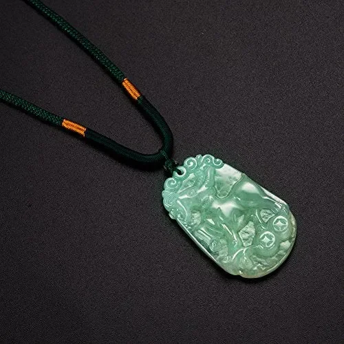 Fulemay 12 animali dello zodiaco cinese Jade Pendente, Cinese tradizionale… - immagine 2