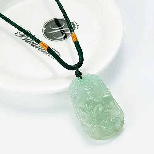 Fulemay 12 animali dello zodiaco cinese Jade Pendente, Cinese tradizionale… - immagine 3