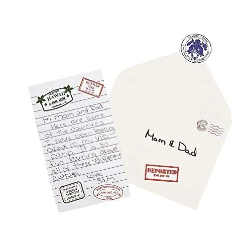 Fun Express Timbro del passaporto Adesivo Fogli (480) Stickers Tutti - immagine 2