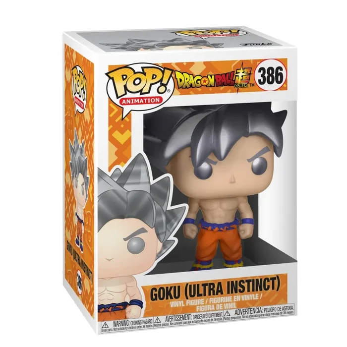 Funko Pop! Animation: DBS – Goku – (Ultra Instinct Form) – Dragon Ball – Figura in Vinile da Collezione – Idea Regalo – Merchandising Ufficiale – Giocattoli per Bambini e Adulti – Anime Fans