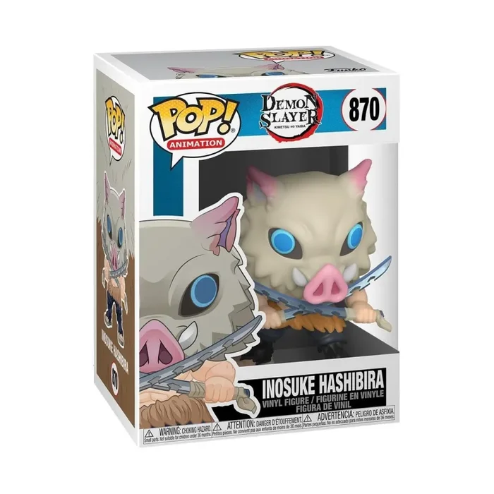 Funko Pop! Animation: Demon Slayer – Inosuke Hashibira- Figura in Vinile da Collezione – Idea Regalo – Merchandising Ufficiale – Giocattoli per Bambini e Adulti – Anime Fans