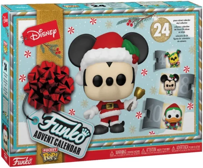 Funko POP Calendario dell’Avvento 2022: Disney Classic con 24 giorni di sorpresa Pocket POP! Figurine Giocattoli Calendario dell’Avvento ideale per le vacanze Regalo a sorpresa di Natale