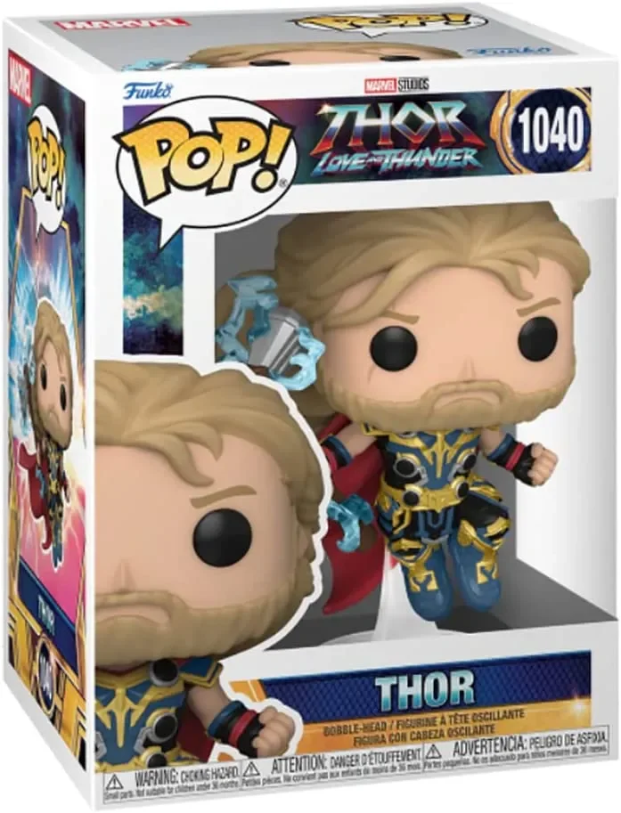 Funko POP Marvel: Thor Love & Thunder – Thor, Multicolore, One Size - immagine 2