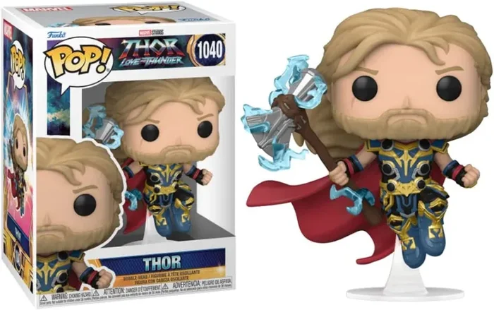 Funko POP Marvel: Thor Love & Thunder – Thor, Multicolore, One Size - immagine 3