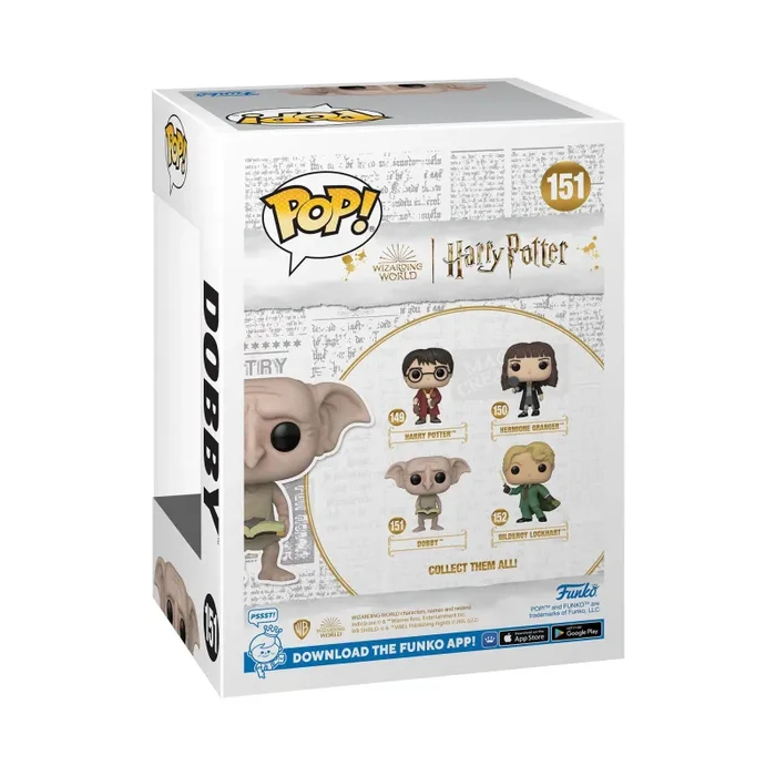Funko Pop! Movies: Harry Potter Chamber Of Secrets 20th – Dobby- Esclusiva Amazon – Figura in Vinile da Collezione – Idea Regalo – Merchandising Ufficiale – Giocattoli per Bambini e Adulti - immagine 3